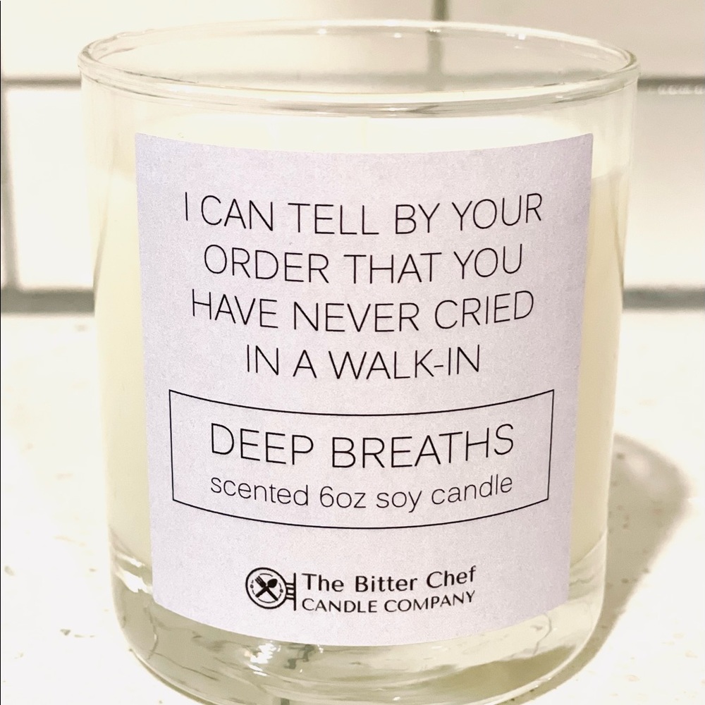 6oz Soy Candle for Restaurant Workers